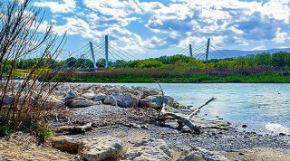 Montesilvano, il fiume Saline si tinge di marrone e sprigiona cattivo odore: ecco cosa sta succedendo