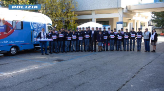 Gli Allievi Agenti di Pescara protagonisti della “Maratona del Donatore”