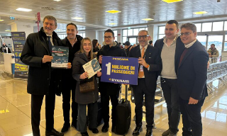 Ryanair punta su Pescara: operativi record e oltre 1,3 milioni di passeggeri l’anno